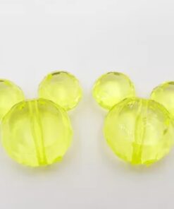 Yellow Mouse Head - Focal Bead (1piece)