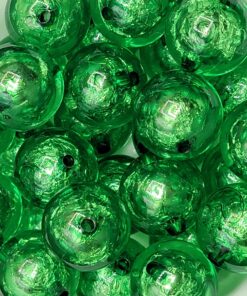 Foil Core - Dark Green 5pc. - Beads