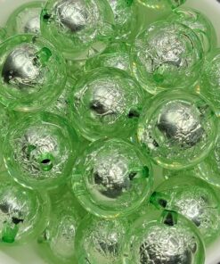 Foil Core - Light Mint Green 5pc. - Beads