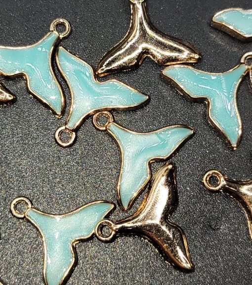 Aqua Mermaid Tail - Charm 1piece