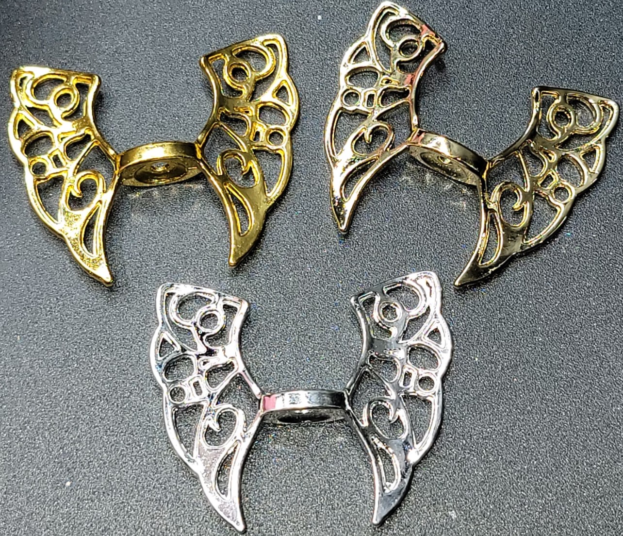 Angel Wings - Silver - 1pc - Image 2