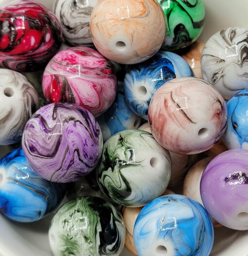 Marble Swirl - 9pc. - Beads