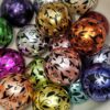 Black floral on Pearl- Asst. 9pc