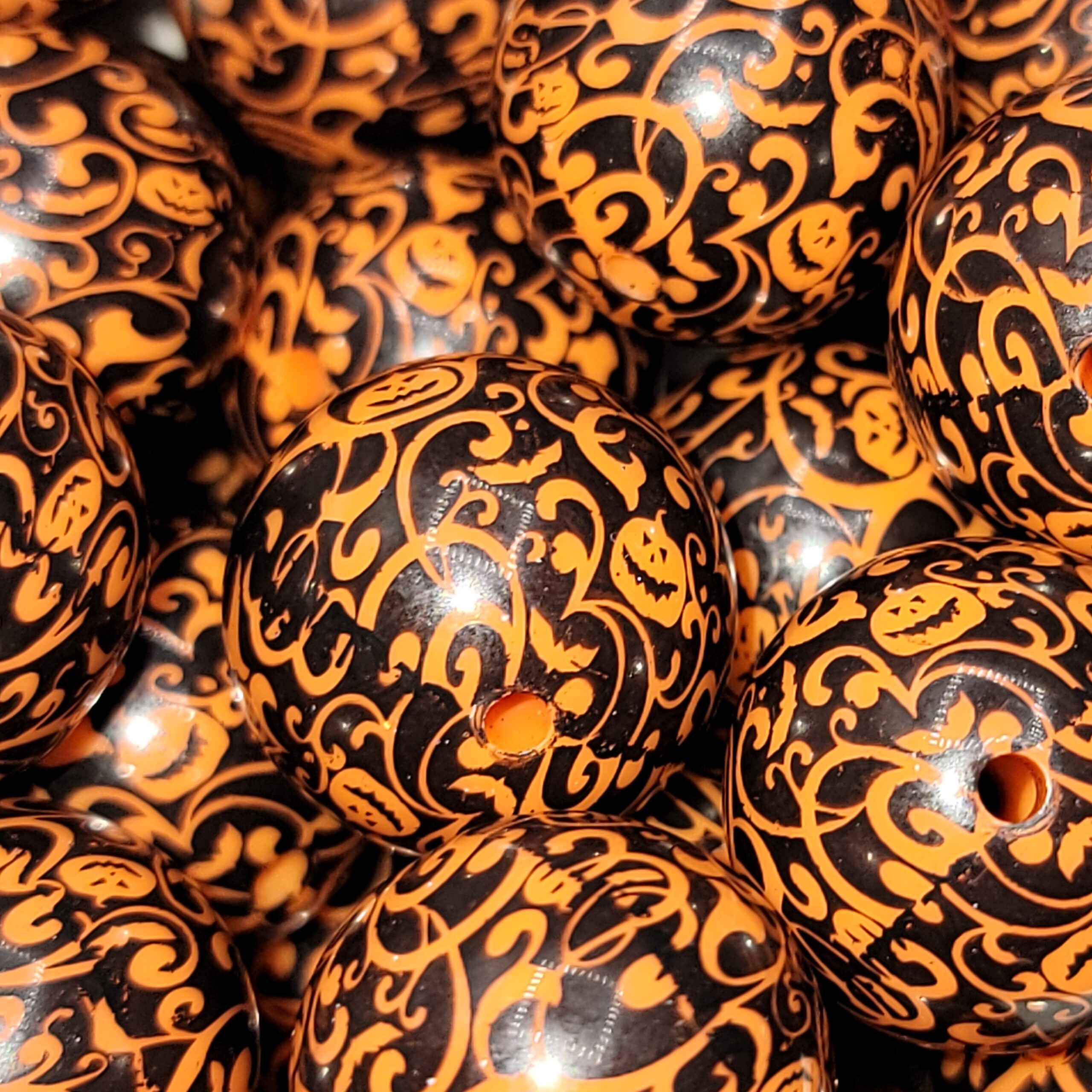 Pumpkin Damask - 5pc- SCB