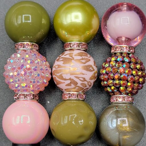 Olive Pink - Bead Set