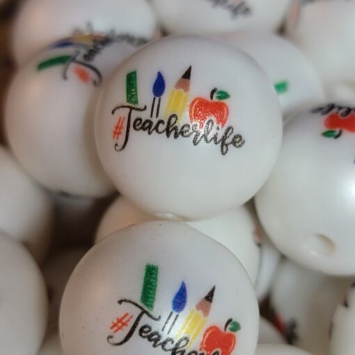 5 Piece - #TeacherLife - Beads