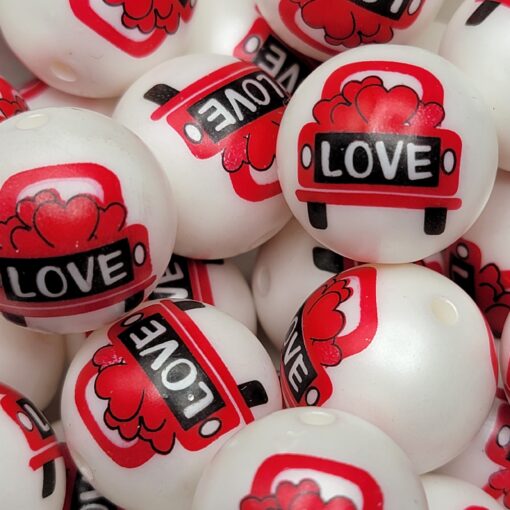 Truck full of Love - 5pc. - Beads