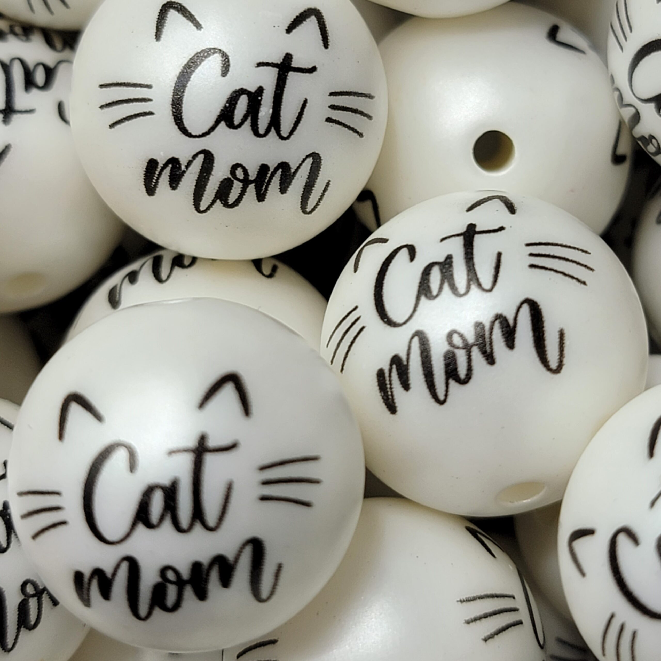 5 Piece - Cat Mom - Beads