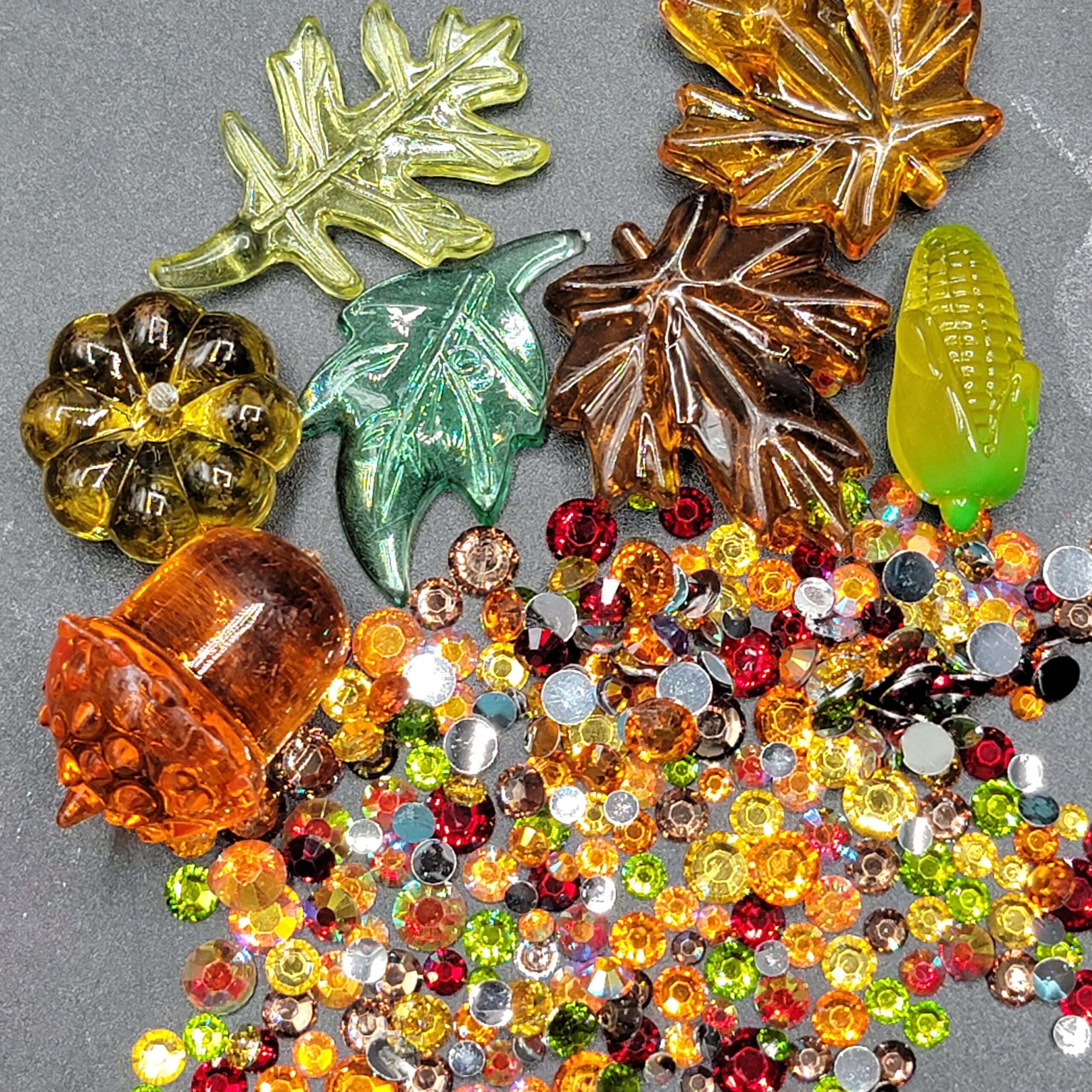 Autum Harvest Charms - 7pc
