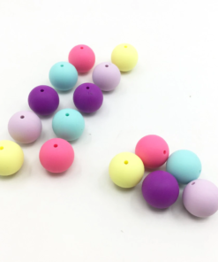 Silicon 20mm - BRIGHTS - 5pc. - Beads