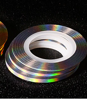 Silver Holo - Striping tape