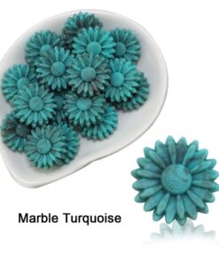 MARBLE TURQUOISE Daisy - Focal