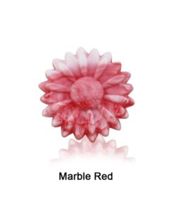 MARBLE RED Daisy - Focal