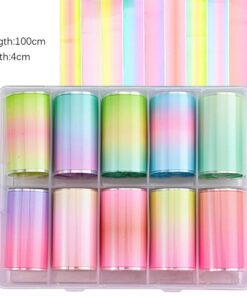 Pastel Rainbow Ombre - Foil Box