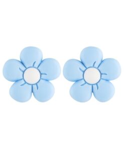 LIGHT BLUE Bubble Flower - Focal