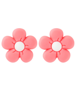 CORAL PINK Bubble Flower - Focal