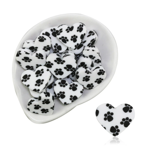 Paw Printed Heart - Focal