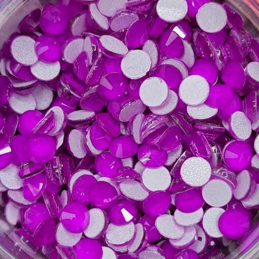 Neon Fuchsia - Rhinestones