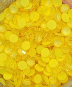 Neon Yellow - Rhinestones