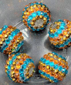 Turquoise/Gold/Orange -  5pc  RSB