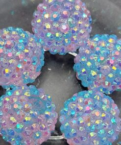 Lt Pink/Aqua/Lavender Confetti -  5pc  RSB