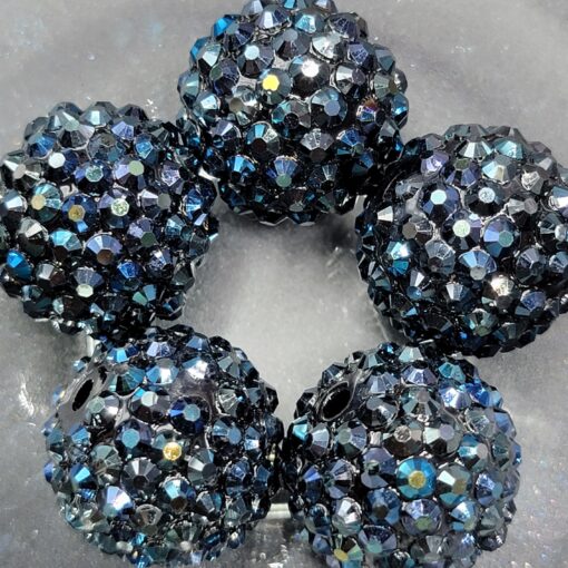 Plated Blue/Black -  5pc  RSB