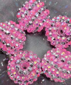 Pink/Silver Striped -  5pc  RSB