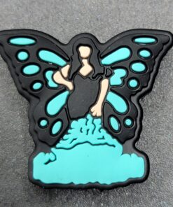 Butterfly Girl - Aqua - Focal