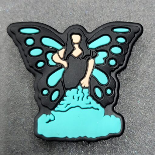 Butterfly Girl - Aqua - Focal