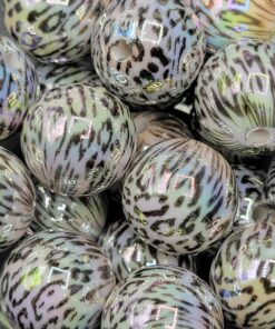Snow Leopard AB - 5pc beads