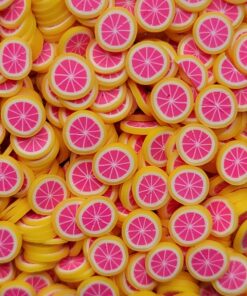 Pink Lemon Slices (clay)