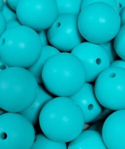Teal 15mm Round