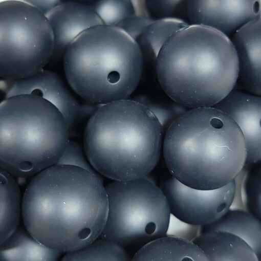 Black 15mm  Round