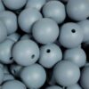 Dark Grey 15mm  Round