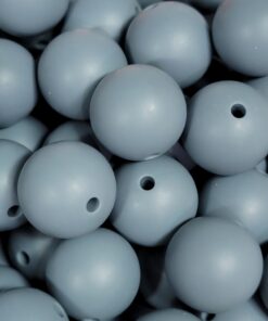 Dark Grey 15mm  Round