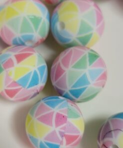 Pastel Geometric - 15mm Round