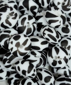 Cow Print - 14mm Abacus