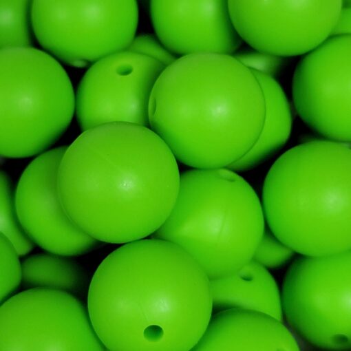 Bright Green - 15mm Round