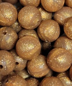 Glitter Brown/Gold - 15mm Round