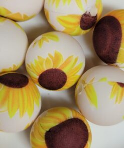 Sunflowers White - 15mm Round