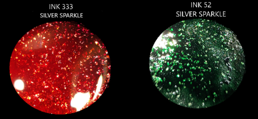 Silver Sparkle Christmas set of 2 INKS