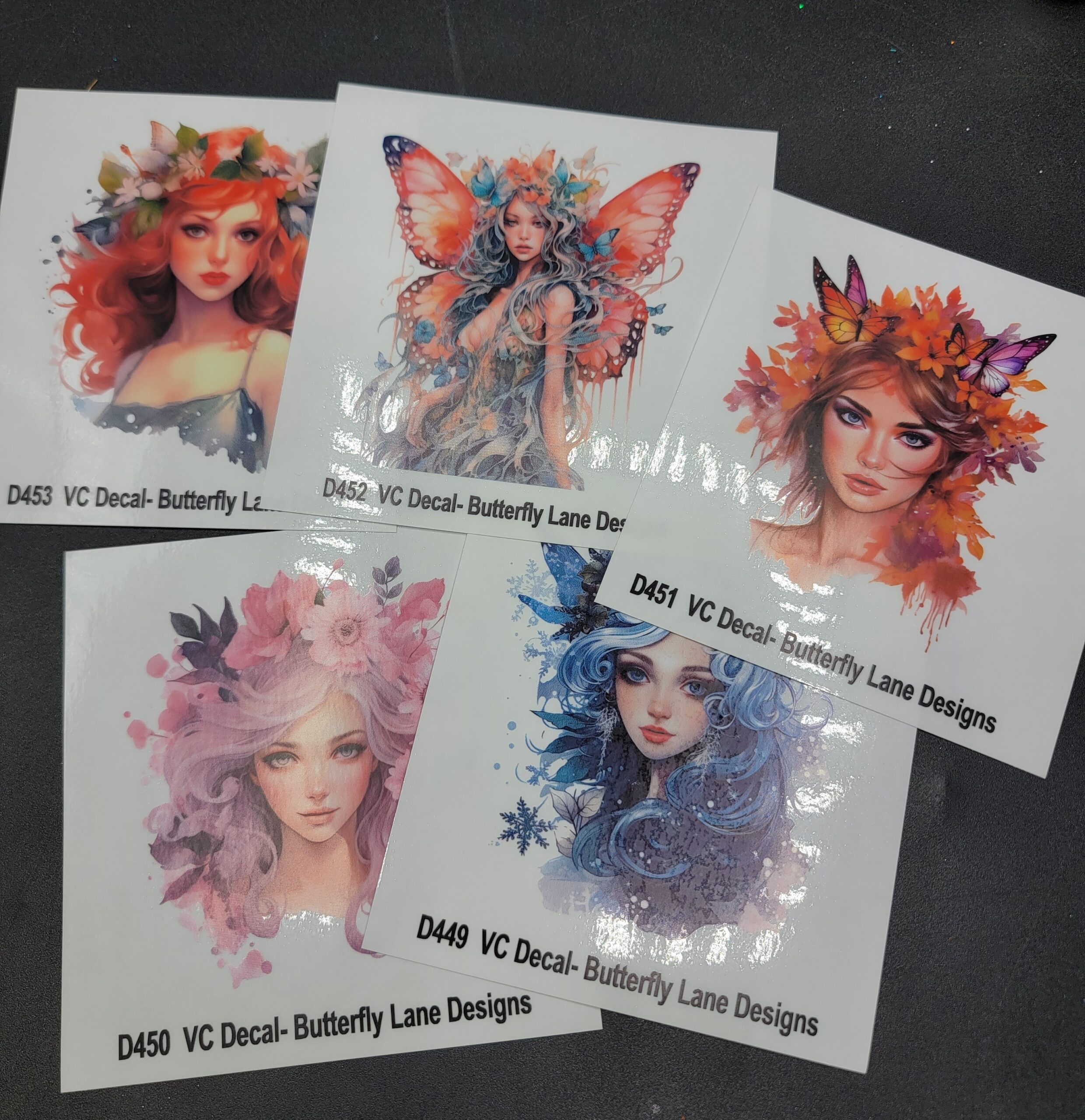 Fairy Decals - Set of 5