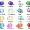 FACETED 10*14 - Large Hole Bead