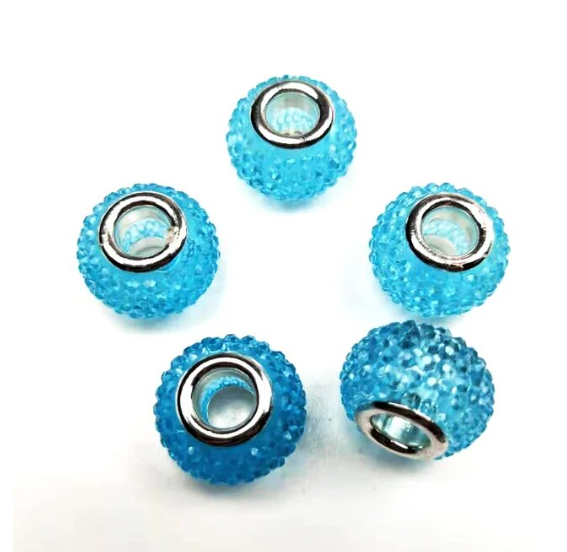 AQUA Sugar - Large Hole Bead