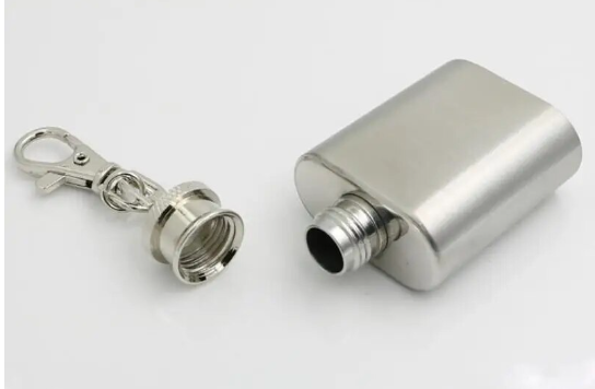 Mini Flask Keychain - Image 2