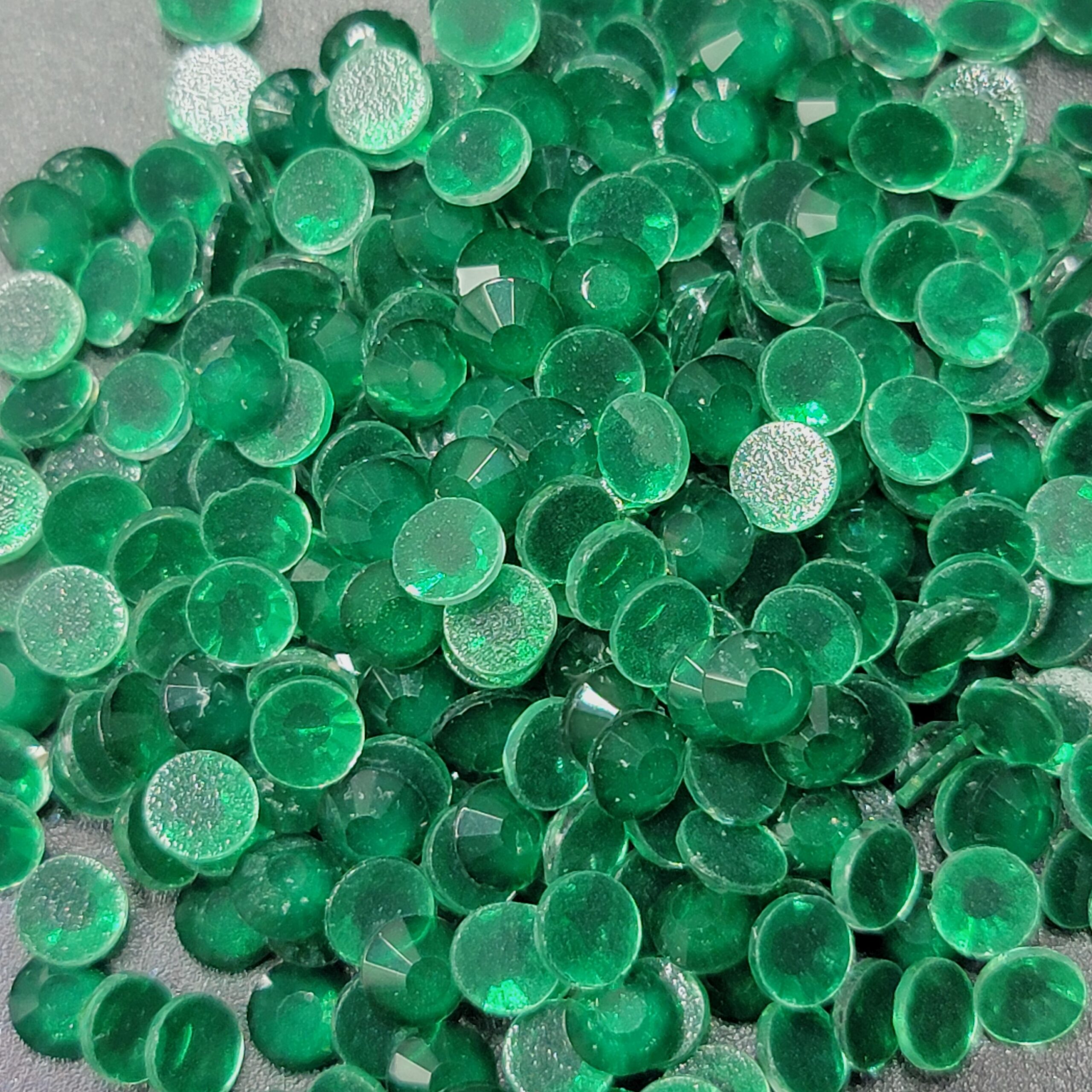 Forest Green Neon - Rhinestones
