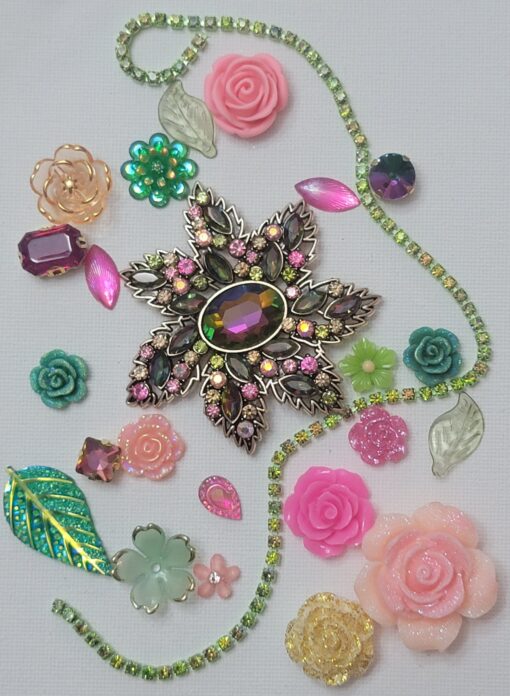 DEP 41 - PINK/GREEN FLOWER