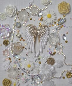 DEP90 - White Angel Wings