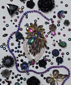 Alternative view of MIDNIGHT RAINBOW (resin mix)